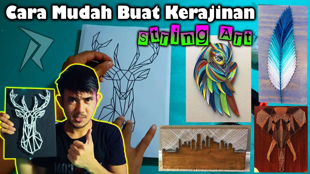 STRING ART TUTORIAL - KREATIFIR