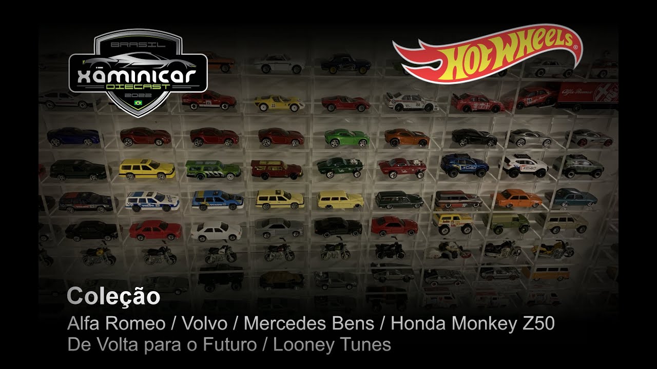 Hot Wheels Alfa Romeo, Volvo, Mercedes, Honda Monkey Z50, Range Rover, Delorean, Looney Tunes