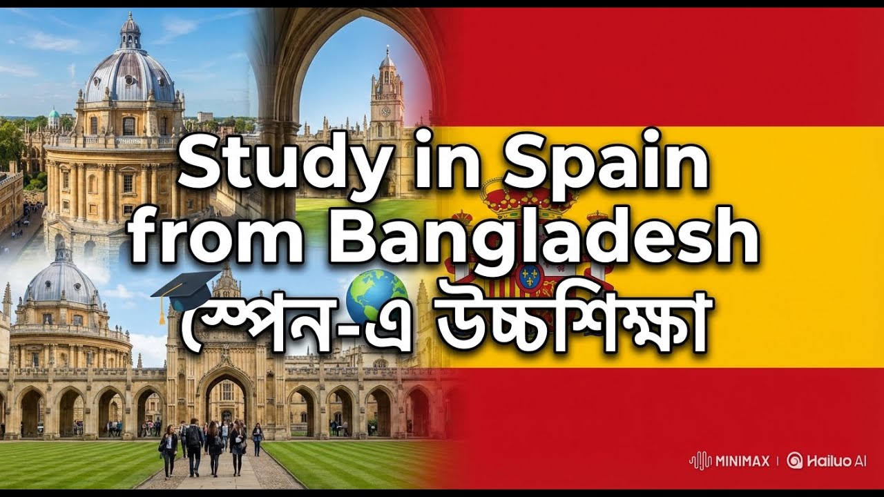 Study in Spain from Bangladesh | কম খরচে ইউরোপে পড়াশোনা।। Higher study in Spain