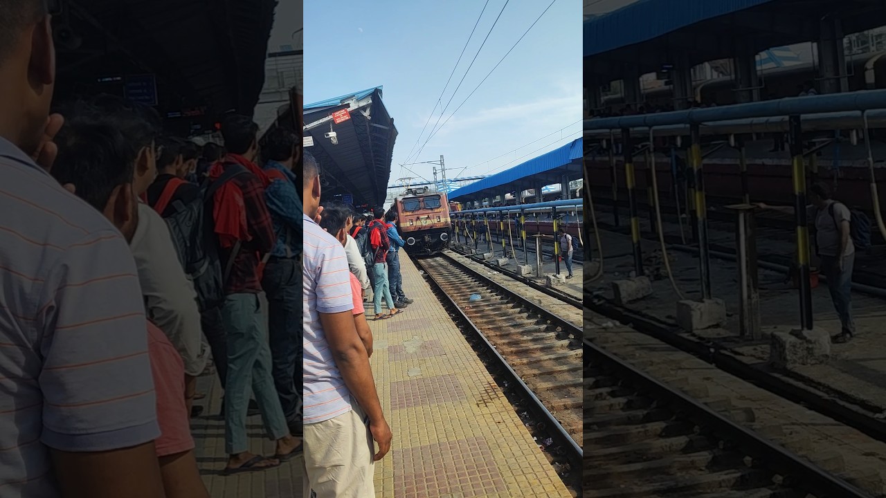 17618-tapovan express arrived in Aurangabad railway station|| havy rush||INDIAN RAILWAY ||#train