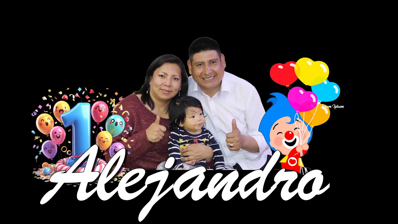CUMPLEAÑOS ALEJANDRO
