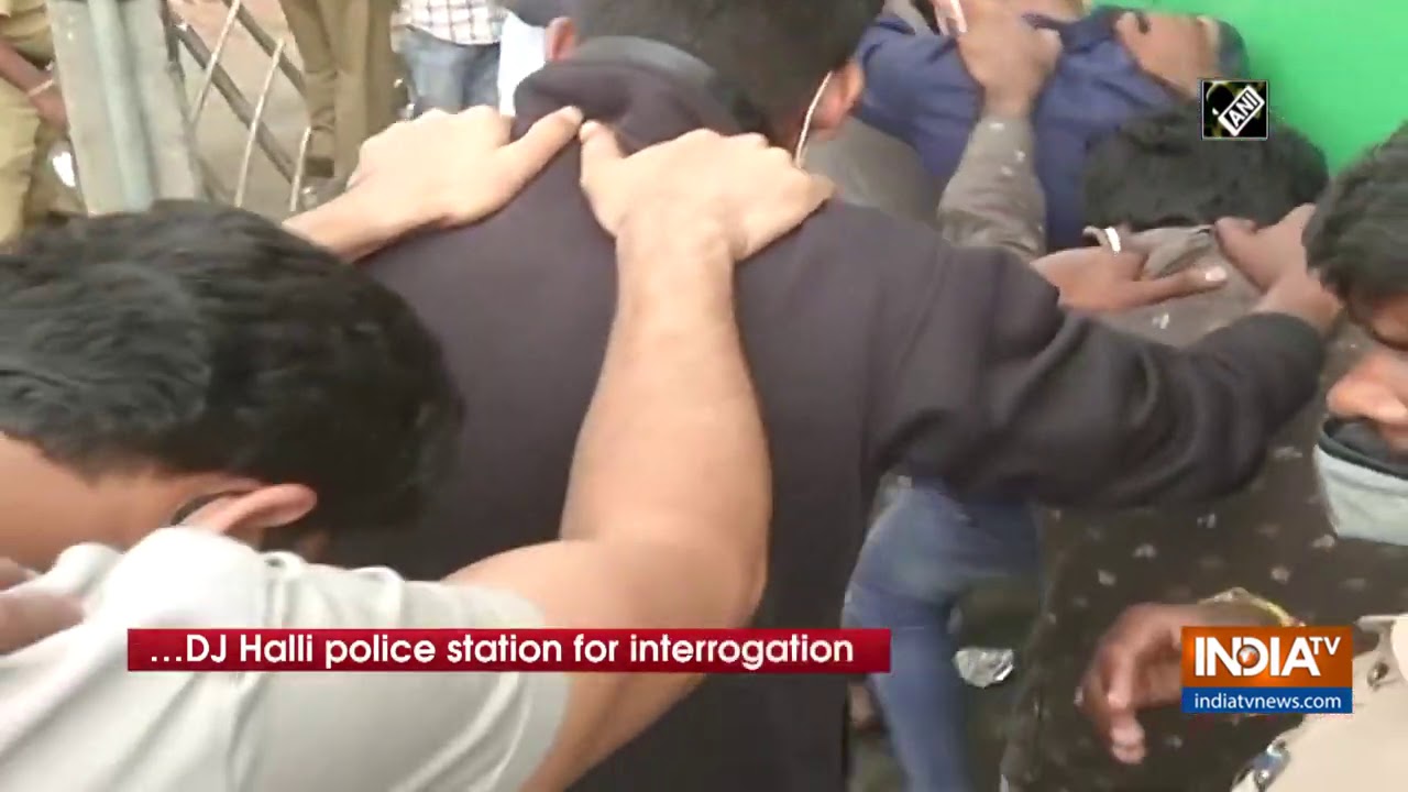 Bengaluru violence: Several accused taken to DJ Halli police station for interrogation