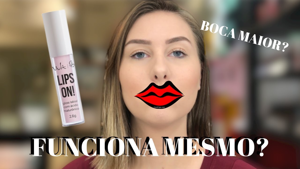 TESTEI o produto com ACIDO HIALUR&Ocirc;NICO - LIPS ON VULT