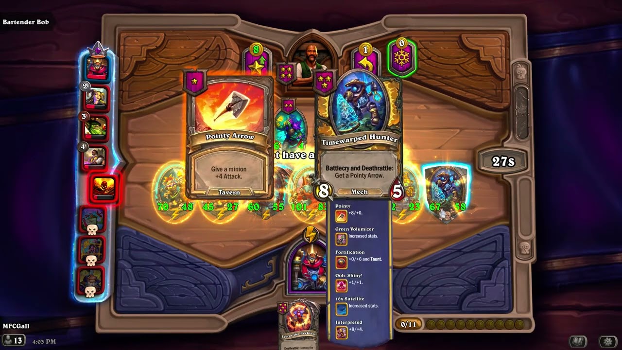 Hearthstone 2026 1st Battlegrounds match of the new year