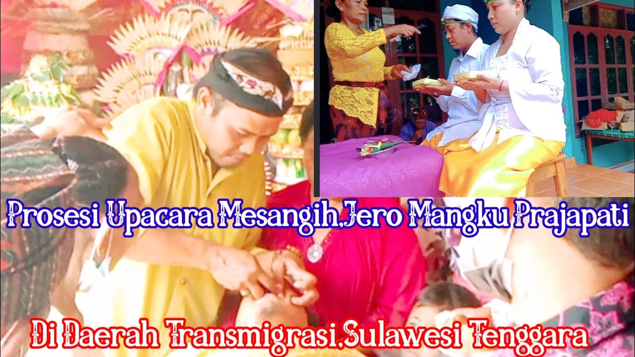 Prosesi Mesangih Jero Mangku Prajapati di Daerah Transmigrasi@cahayadharma