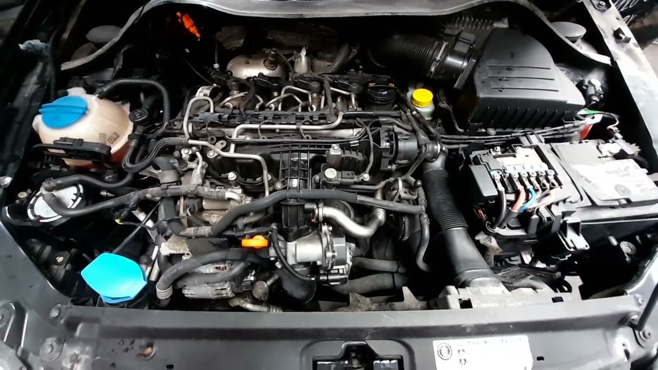 VW POLO 6R SILNIK 1.6 TDI 90KM DIESEL OZNACZENIE: CAYB