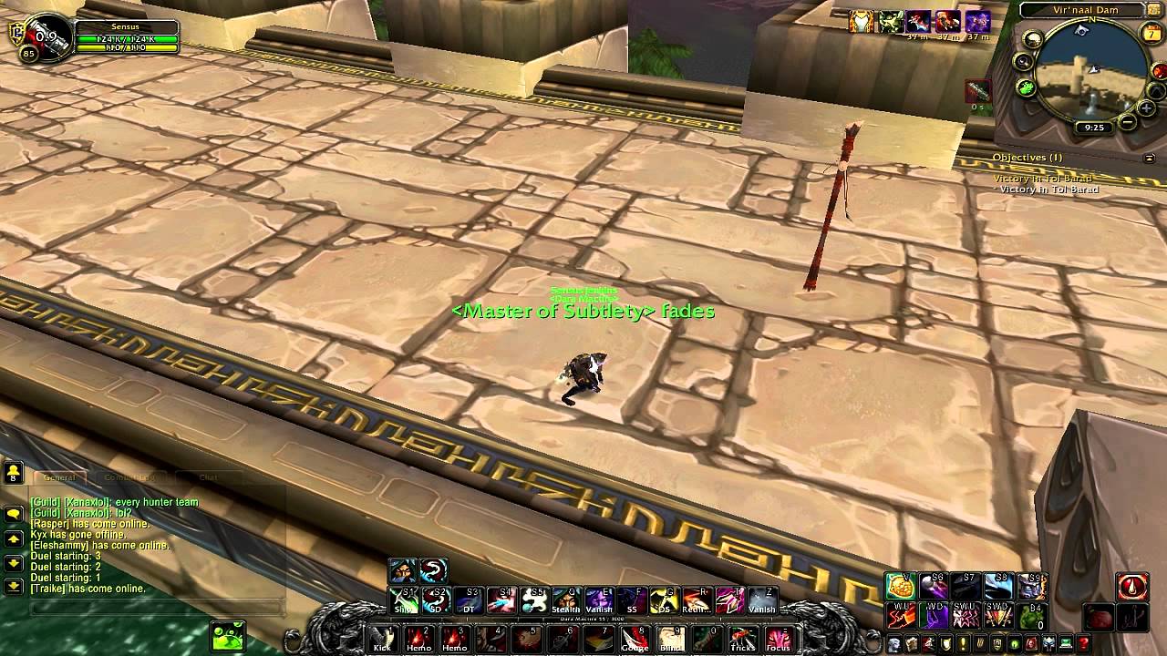 ♣ Sensus vs. Toxiç [2300+ Rogue] - Wow Cataclysm Rogue PvP (WoW Rogue Duels)