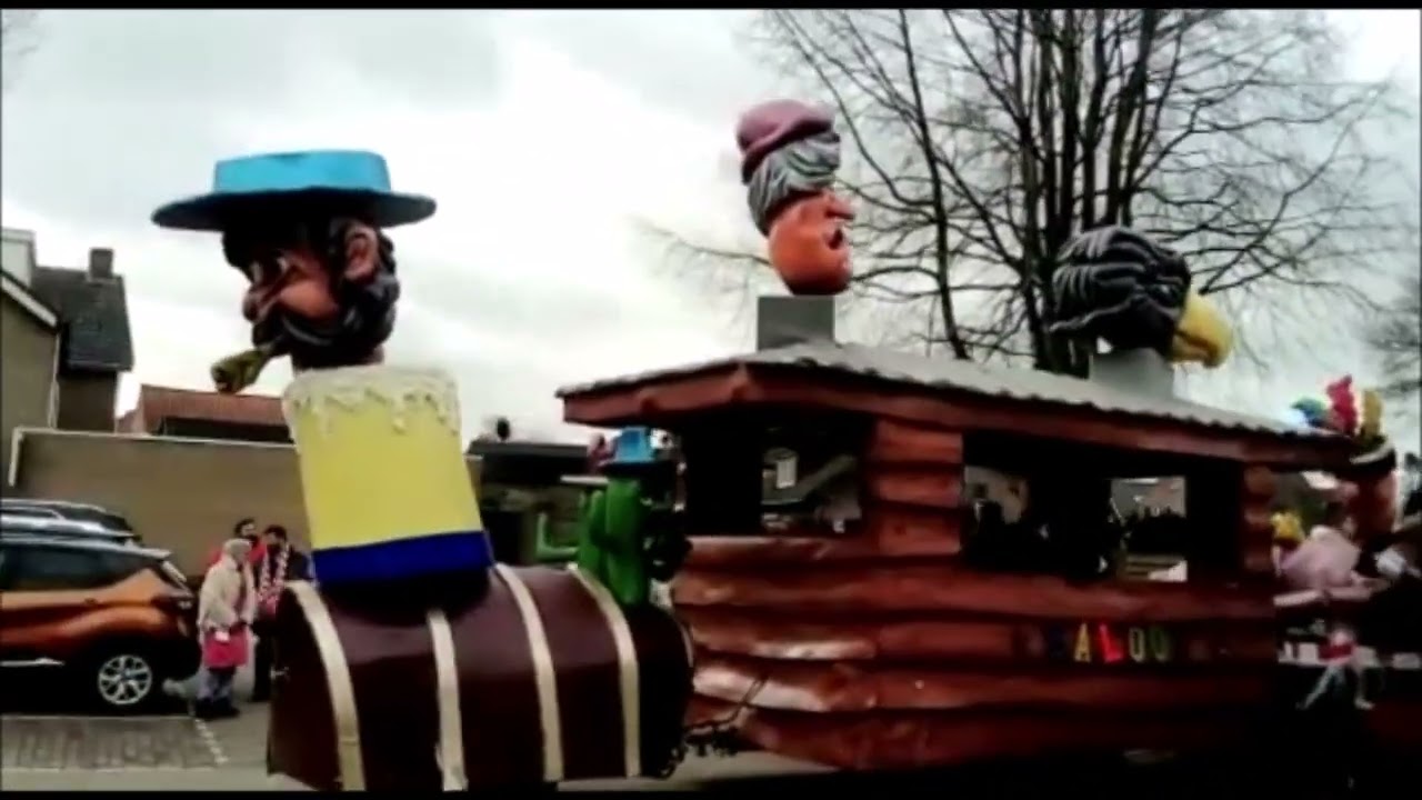 Carnaval wagen uit De Nachtuilen Sprundel.