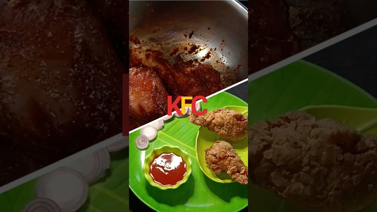 Homemade KFC #trending #recipe #mycooking #food @nishamadhulika