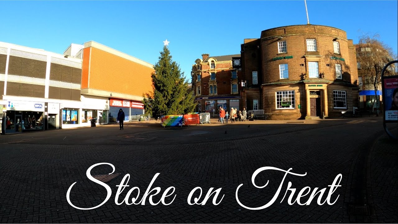 A walk through STOKE ON TRENT England 4k