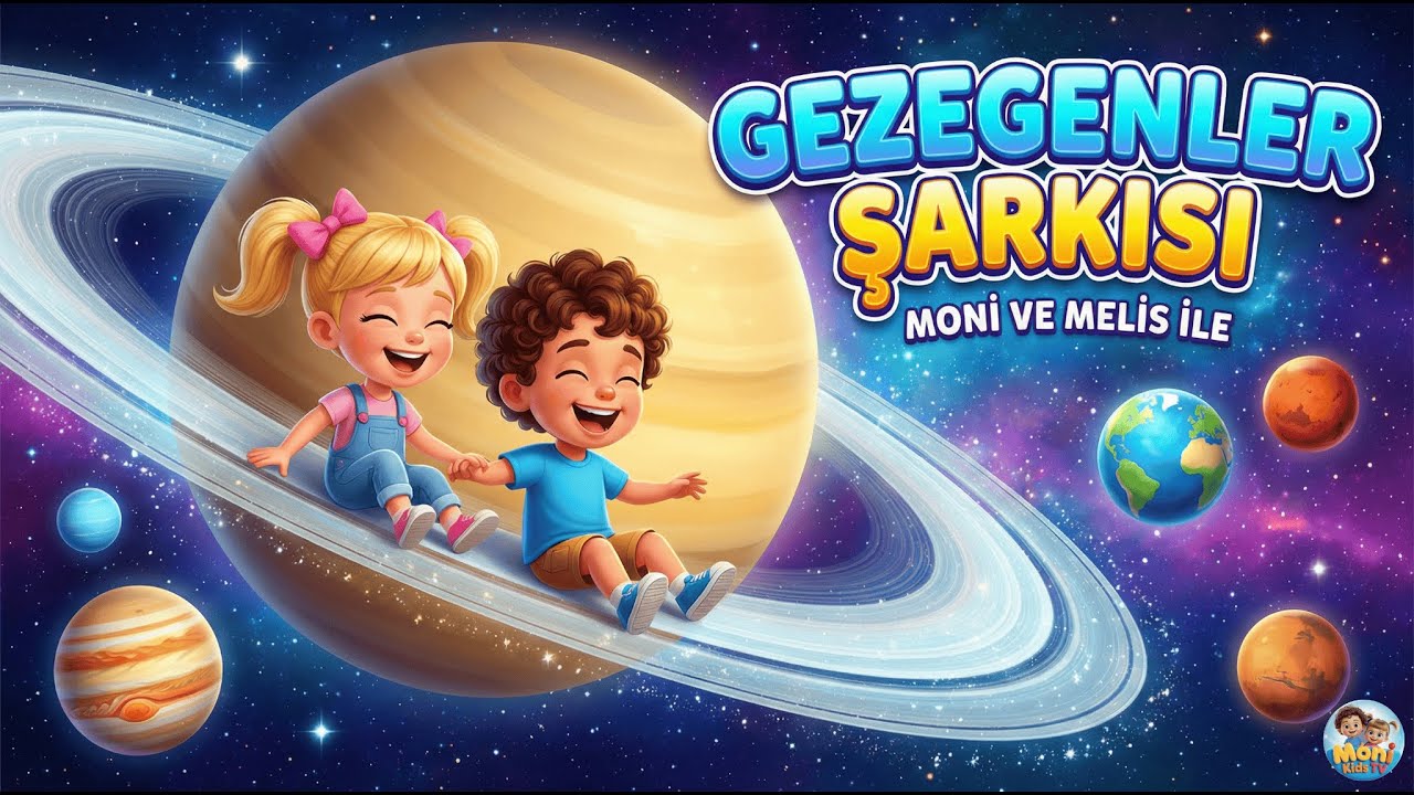 🌍 Gezegenler  - Eğitici Çocuk Şarkıları | Moni ve Melis Gezegenler Şarkısı ile öğreniyorum 🪐
