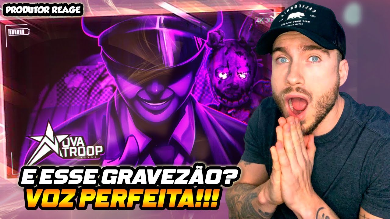 Lamentar Das Almas | Novatroop | William Afton (FNAF) (REACT, ANÁLISE)