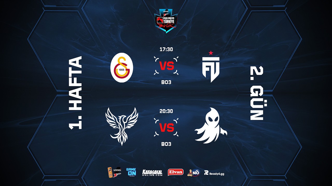 GS 🆚 FA &mdash; RB 🆚 GHS | Nescaf&eacute; Xpress Challengers T&uuml;rkiye &mdash; 1. Hafta 2. G&uuml;n