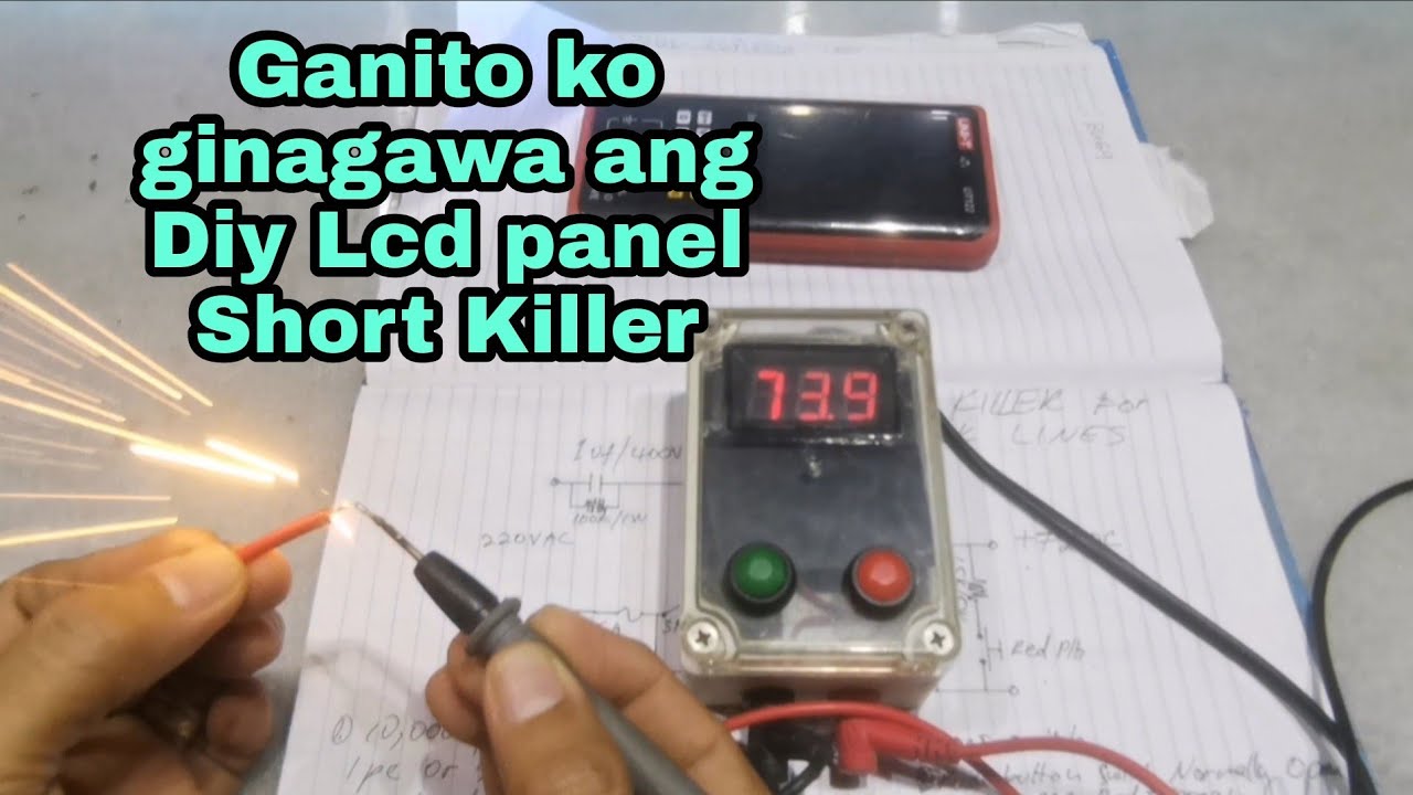 How I made my Diy lcd panel short killer