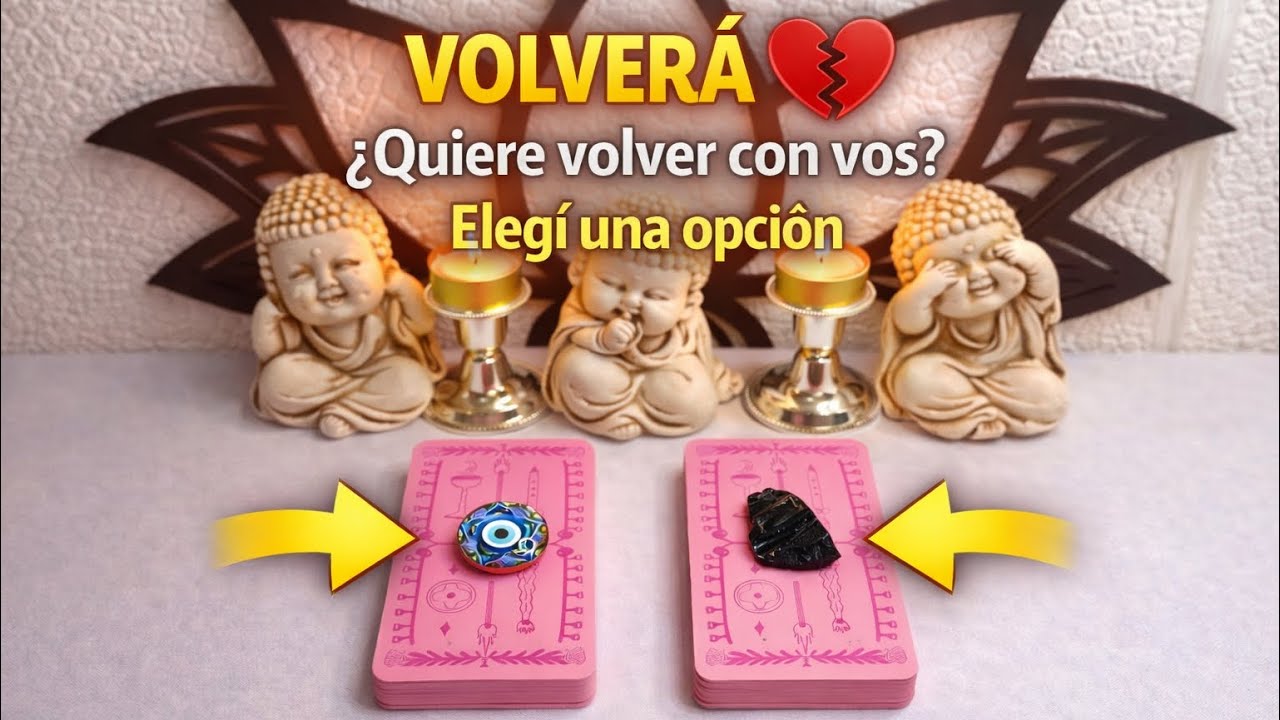 VOLVERÁ 💔 ¿Quiere volver con vos? | Tarot Interactivo – Elegí tu carta #tarot #tarotreading #amor 