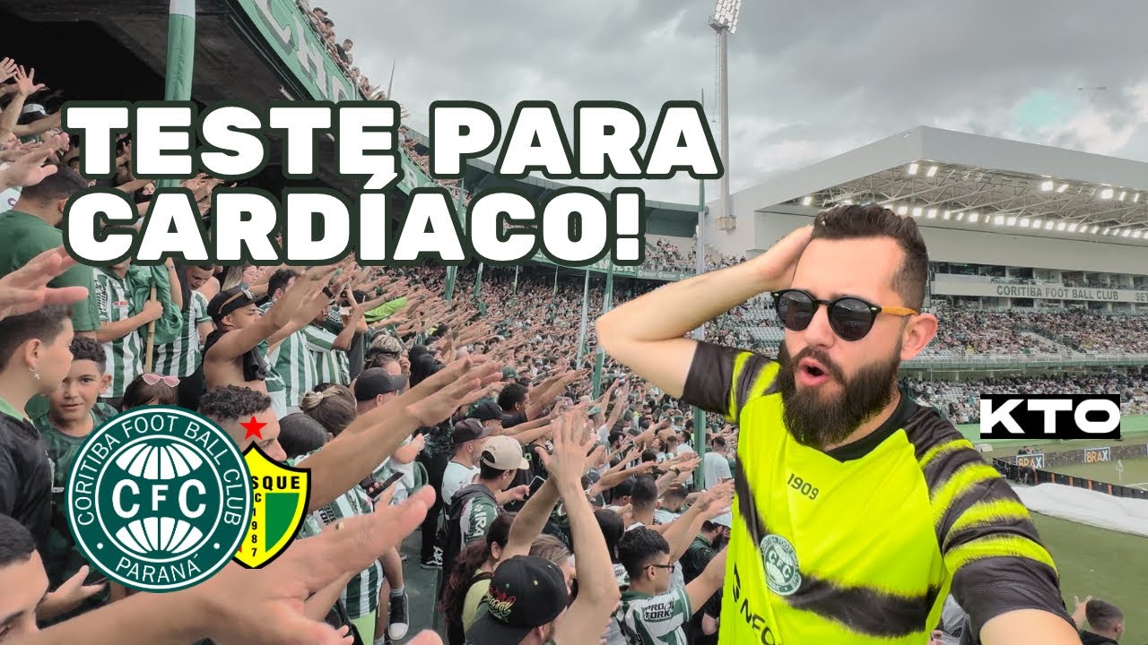 VITÓRIA NO SUFOCO! JOGO SOFRIDO E CERVEJA GELADA | Coritiba 1x0 Brusque - Série B [4k]