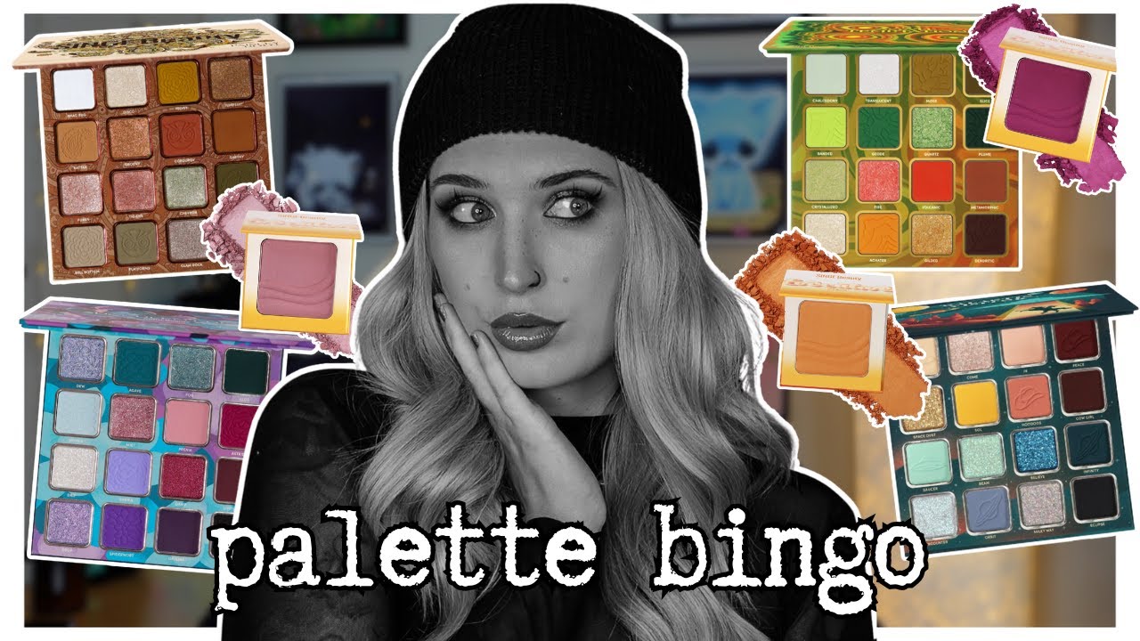 Singe Beauty PALETTE BINGO | в сотрудничестве с Allie Dawson и Glitter Fallout