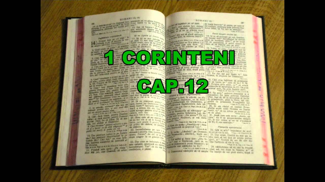 1 CORINTENI CAPITOLUL 12