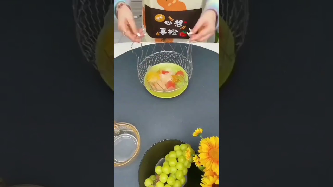 Складная решетка, дуршлаг, сито, ковшик  для приготовления пищи, фритюра  