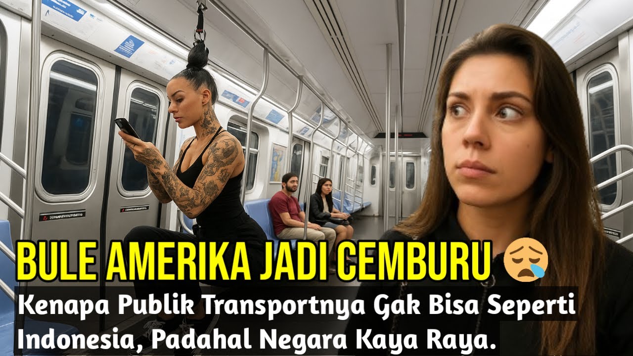 Kaget Total! Bule Amerika Akui MRT Jakarta Lebih Bersih & Aman dari Negaranya!