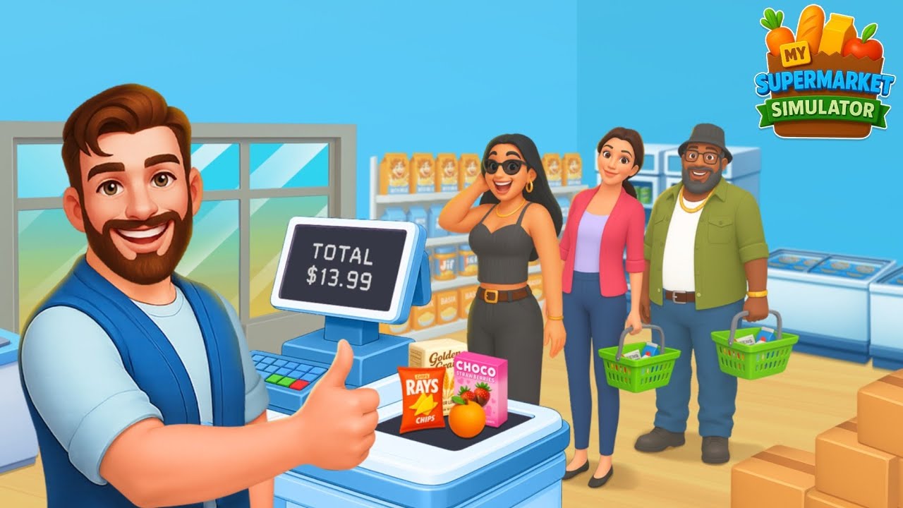 My supermarket stimulator 🛒 | part 9 | This episode is crazy 🥴😬