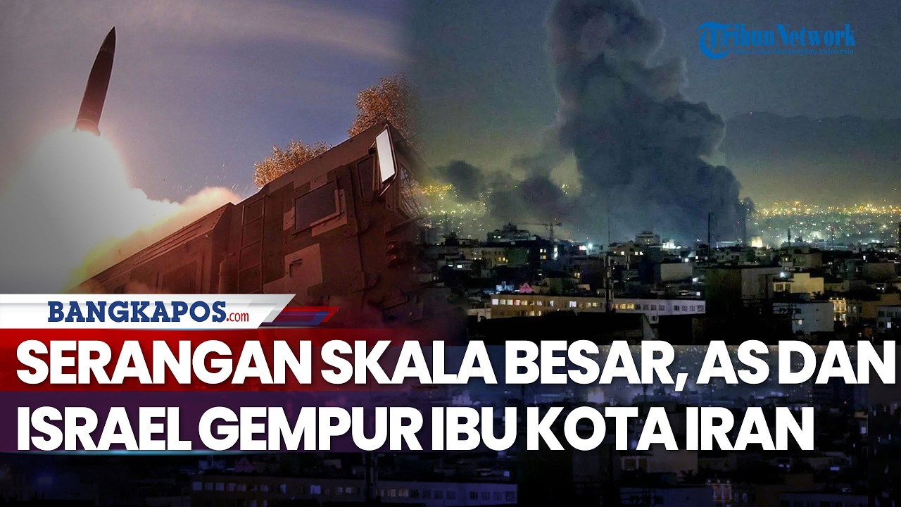Serangan Skala Besar, AS dan Israel Gempur Ibu Kota Iran di Hari Ketujuh