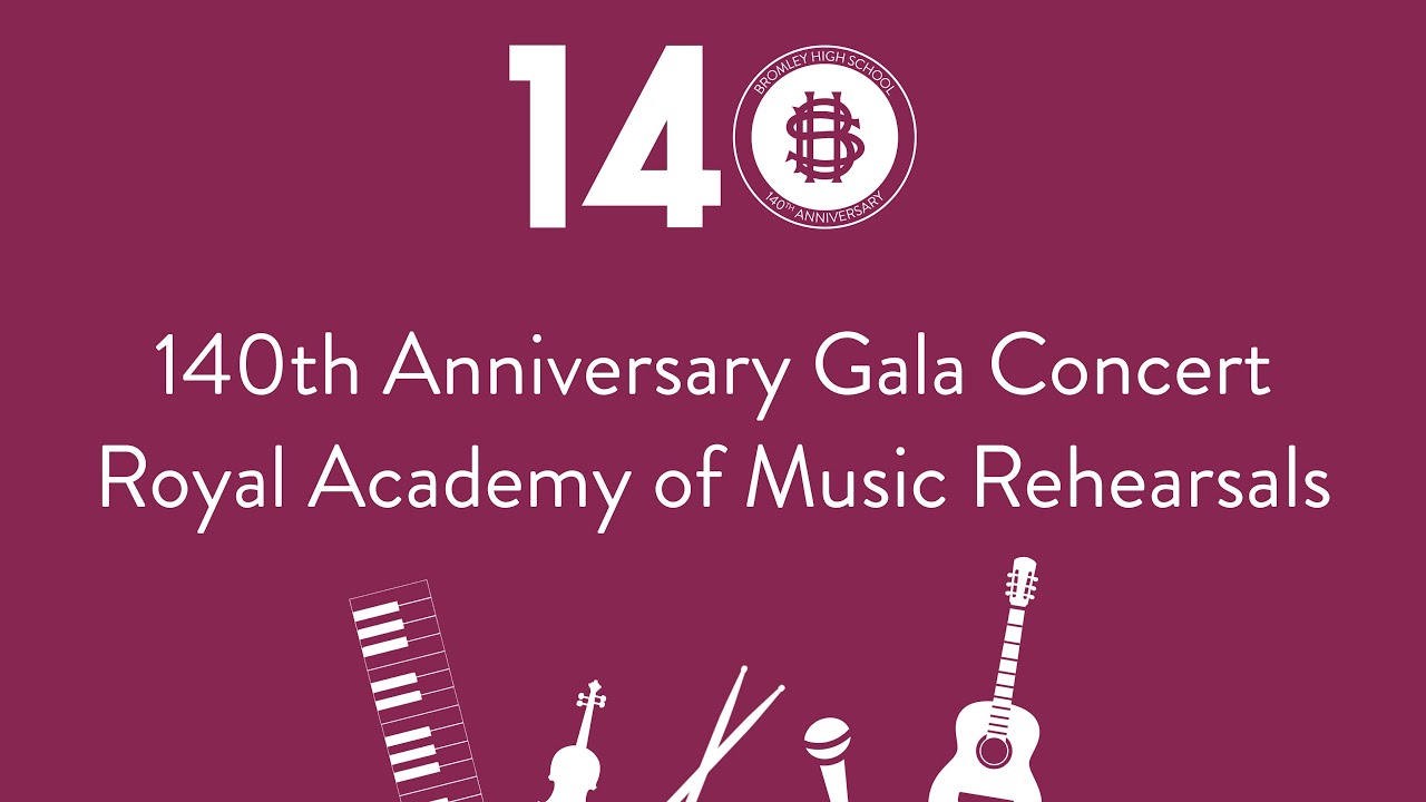 140th Anniversary Gala Concert Rehearsals at the Royal Academy of Music