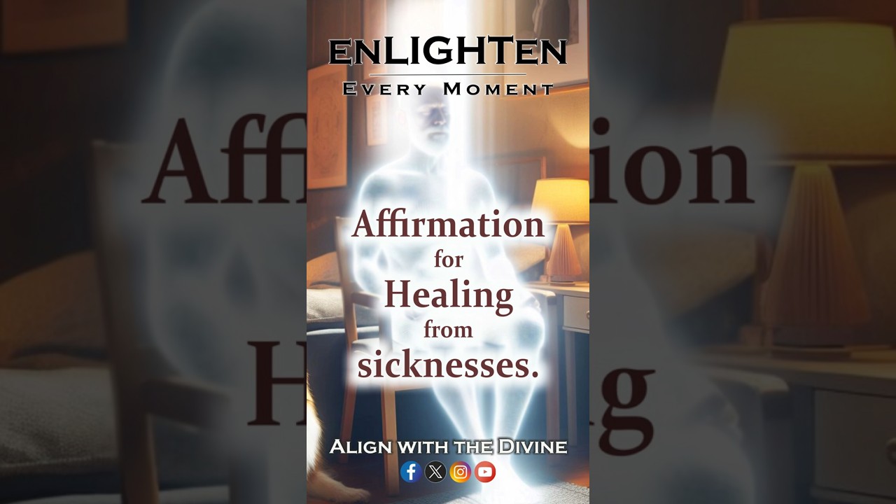 Affirmation for removing sickness