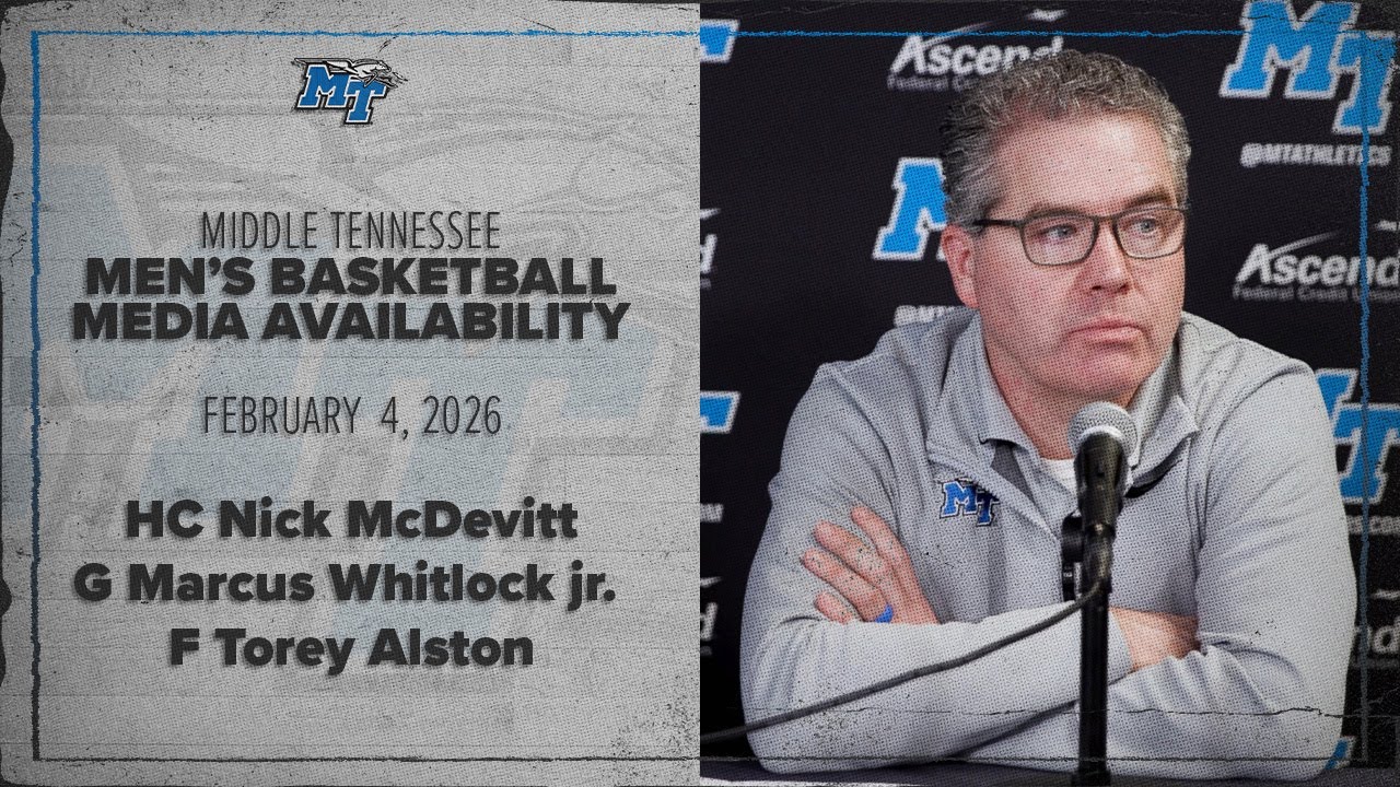 MTSU Men's Basketball Post Game Press Conference vs FIU 2/4/26