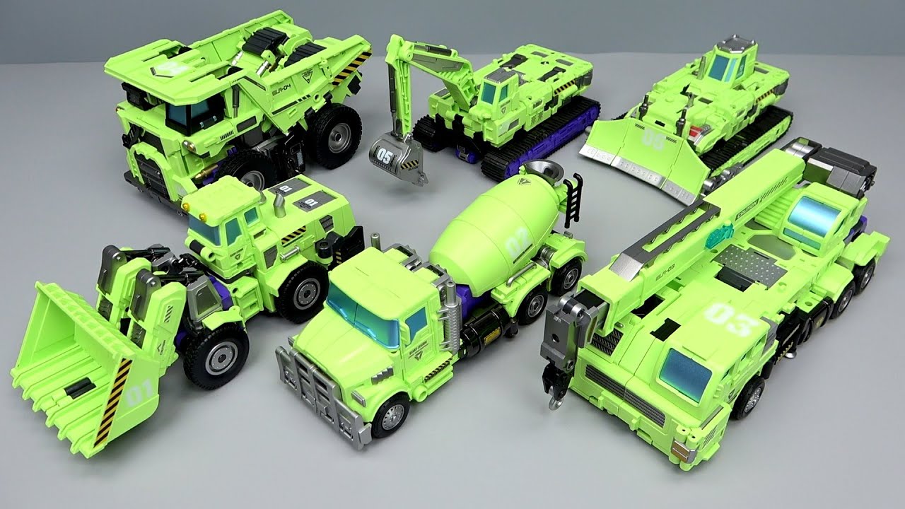 TRANSFORMERS]Mecha Invasion DEVASTATOR Scrapper Mixmaster Hook Long Haul Scavenger Bonecrusher