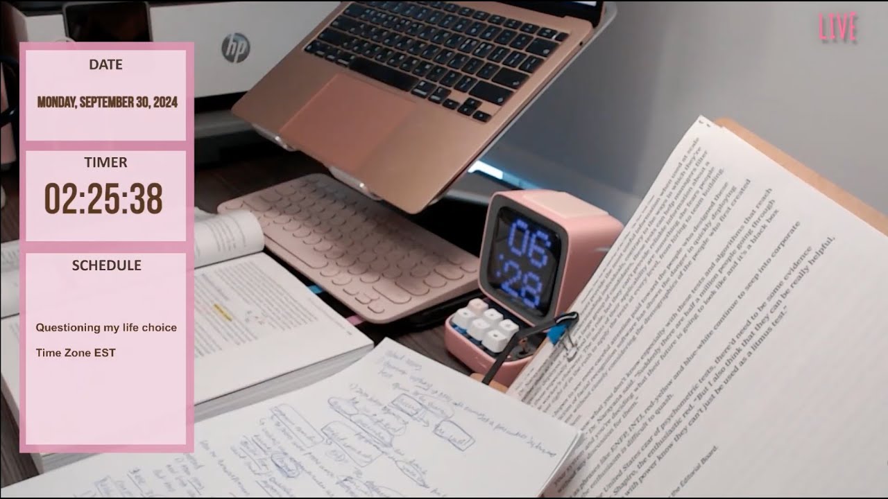 [2026.02.04] live|법대입시|심리학|해외 명문대생|UofT|Study with me|ASMR|Pre-Law|Real-time