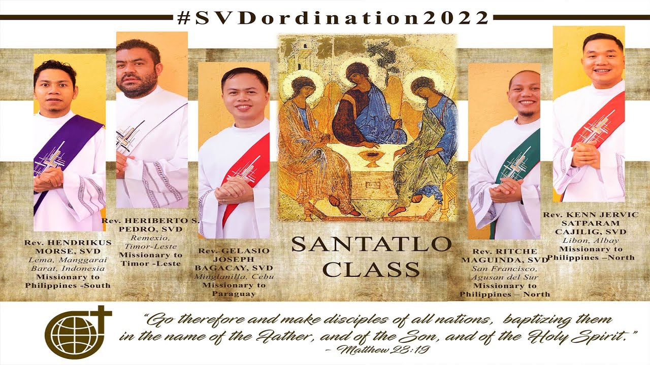 𝐎𝐫𝐝𝐢𝐧𝐚𝐭𝐢𝐨𝐧 𝐭𝐨 𝐭𝐡𝐞 𝐏𝐫𝐢𝐞𝐬𝐭𝐡𝐨𝐨𝐝 𝐨𝐟 𝐭𝐡𝐞 Santalo 𝐂𝐥𝐚𝐬𝐬 (via SVD TAGAYTAY SEMINARY) - March 5, 2022 (9AM)