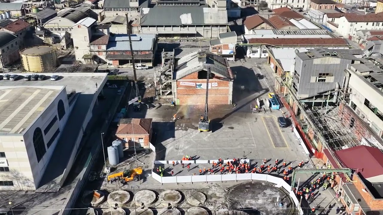 Video abbattimento Caffaro