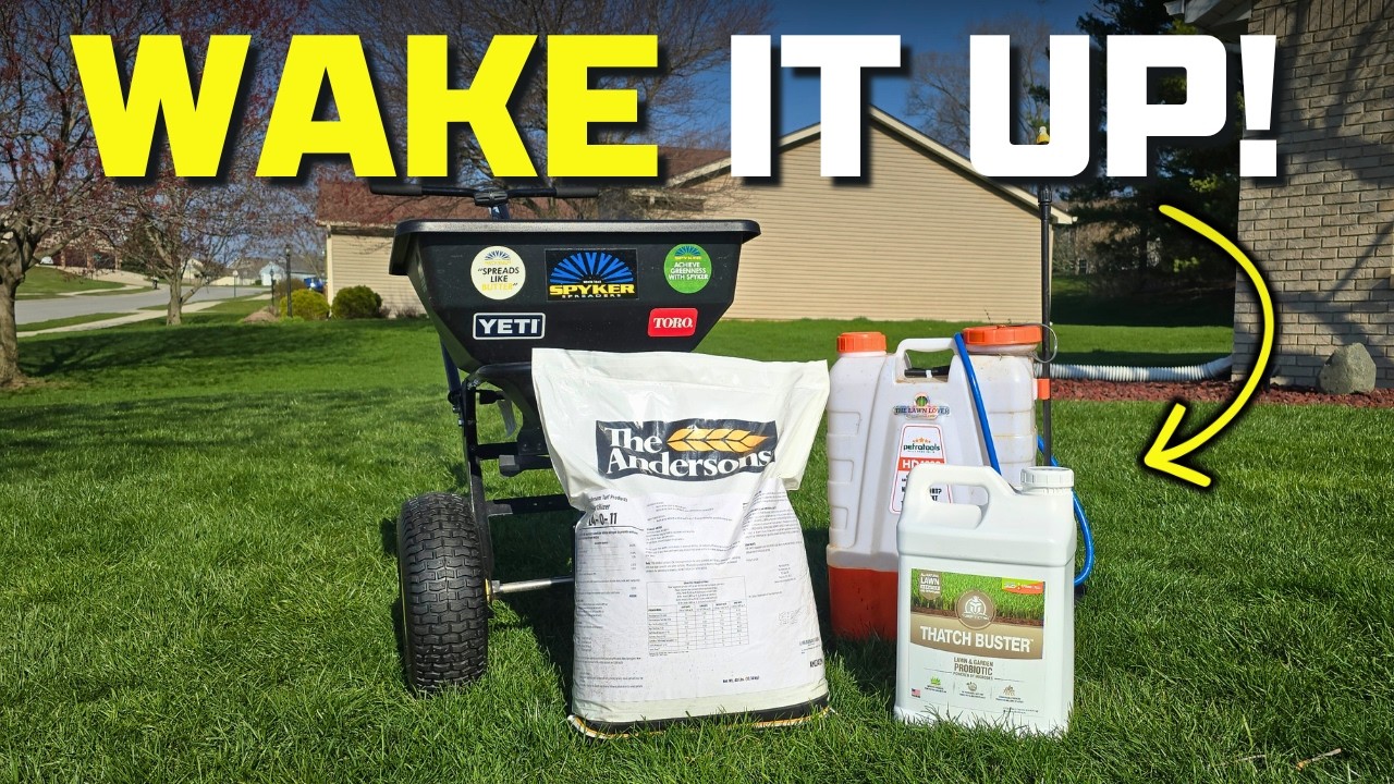 Spring Lawn Care: It's GO TIME! #diylawncare