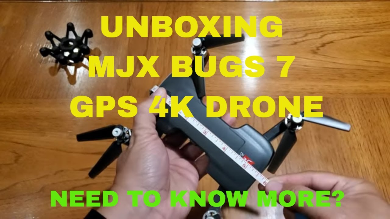 UNBOXING MJX BUGS 7 4K BRUSHLESS DRONE
