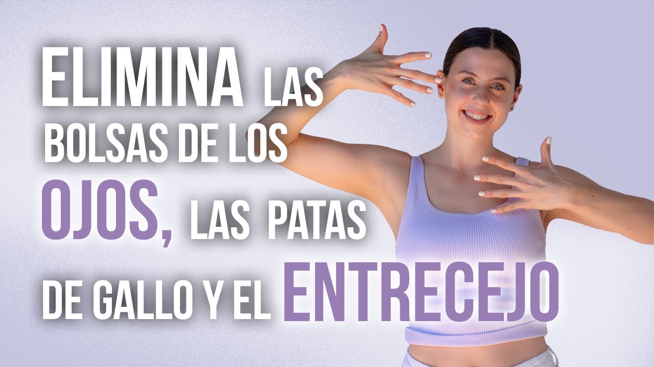 Elimina las bolsas de los ojos, las patas de gallo y el entrecejo