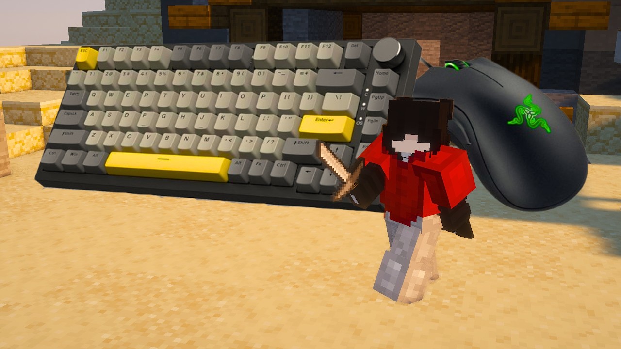Mineacrft PVP ASMR | Keyboard & Mouse ASMR