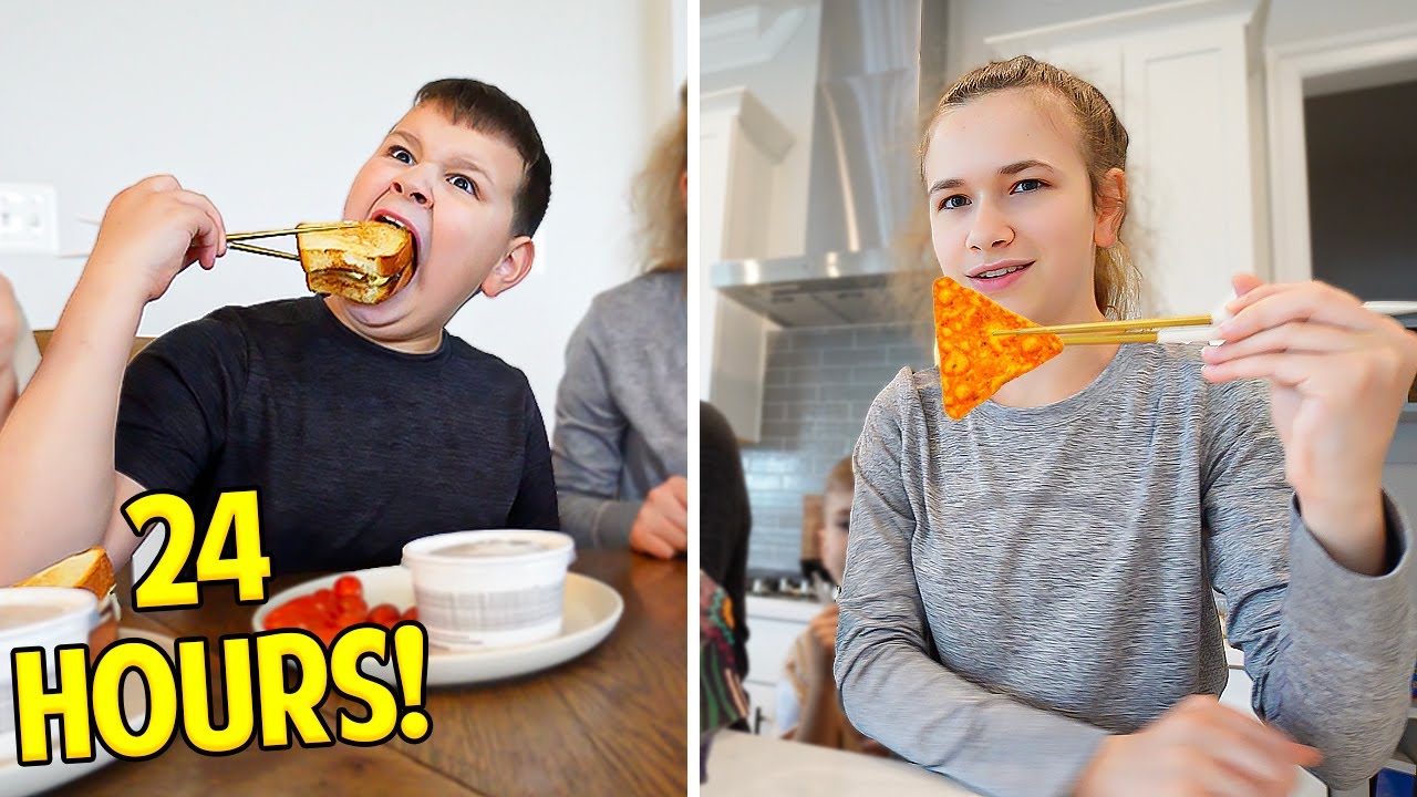Ем только палочками в течение 24 часов!! | JKREW