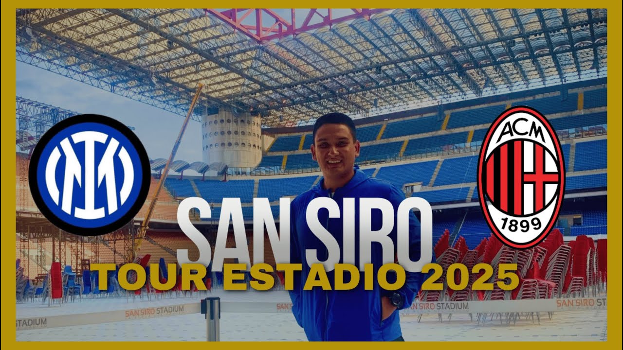¡La CATEDRAL del fútbol italiano! 🏟️⚽ Tour por SAN SIRO: la casa del INTER y MILAN 🔥