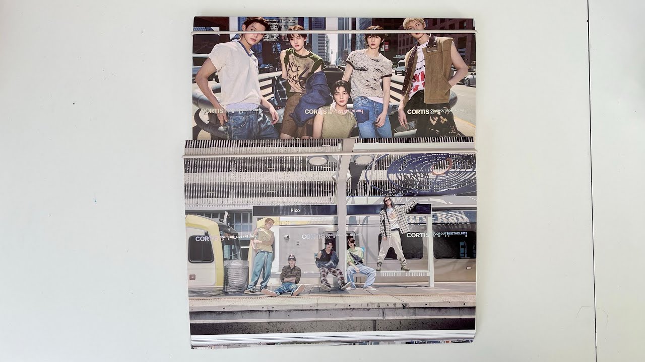 Unboxing Cortis 1st Mini Album 'Color Outside The Lines' (Scene 1 and 2 ver.) [Kpop Nara Exclusive]