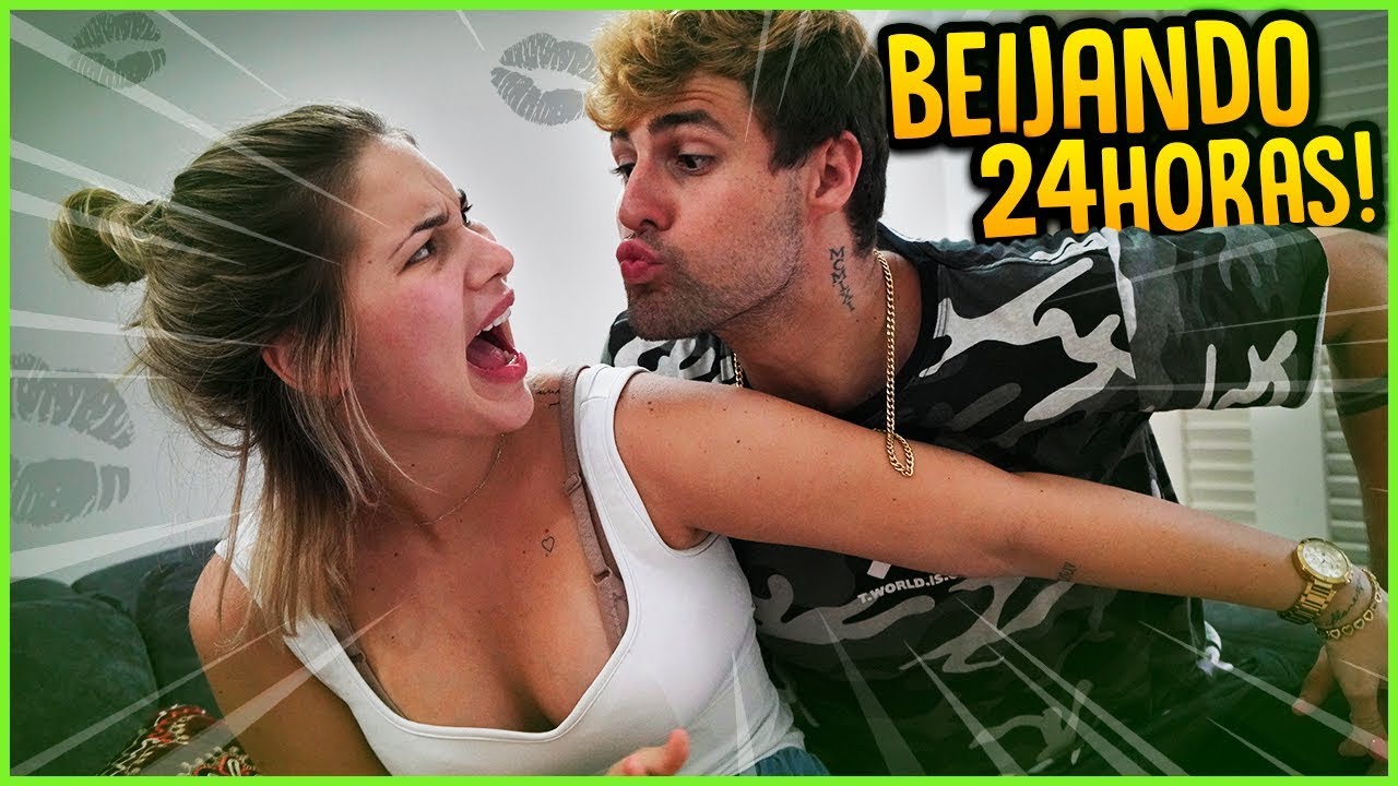 BEIJANDO MINHA NAMORADA POR 24H!! [ REZENDE EVIL ]