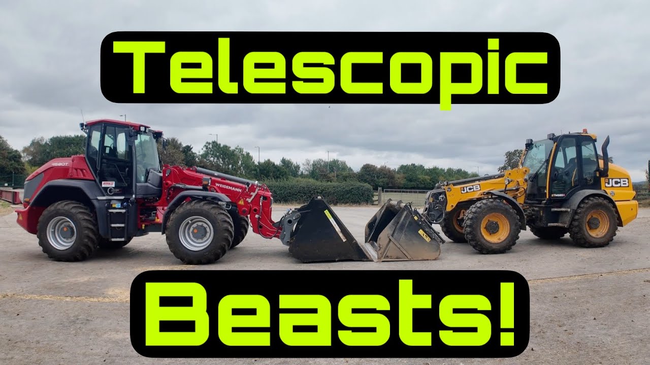 Weidemann 9580T vs JCB TM320S&hellip;  both on the Farm! 