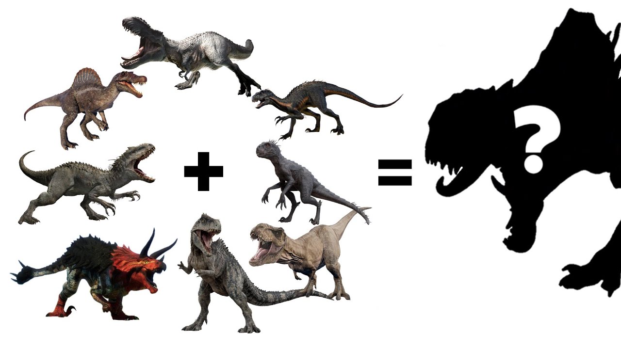 Create of the Most Dangerous Hybrid of Dinosaur | Dinosaur Fusion DRAWING