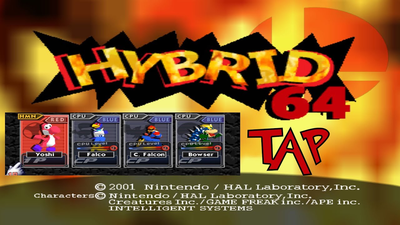 【スマブラDX】Hybrid 64 ヨッシー vs CPU's【TAP】/【SSBM】Hybrid 64 Yoshi vs CPU's【TAP】
