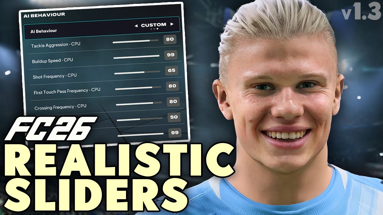 СДЕЛАЙТЕ FC 26 РЕАЛИСТИЧНЫМ | ЛУЧШИЕ НАСТРОЙКИ! (Обновление v1.3.0)