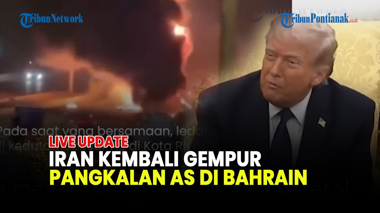🔴IRAN GEMPUR PANGKALAN UDARA AS DI BAHRAIN