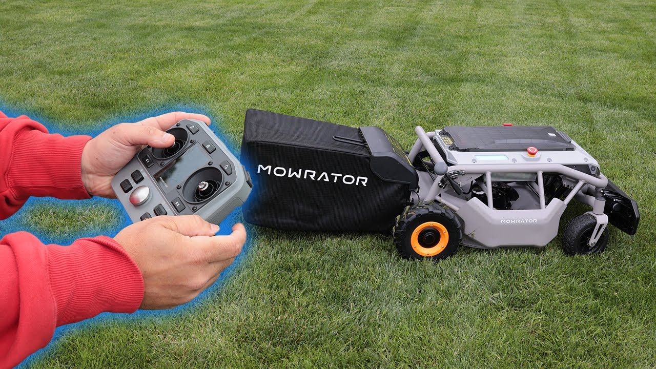RC Lawn Mower - 100% remote controlled lawn Mowrator
