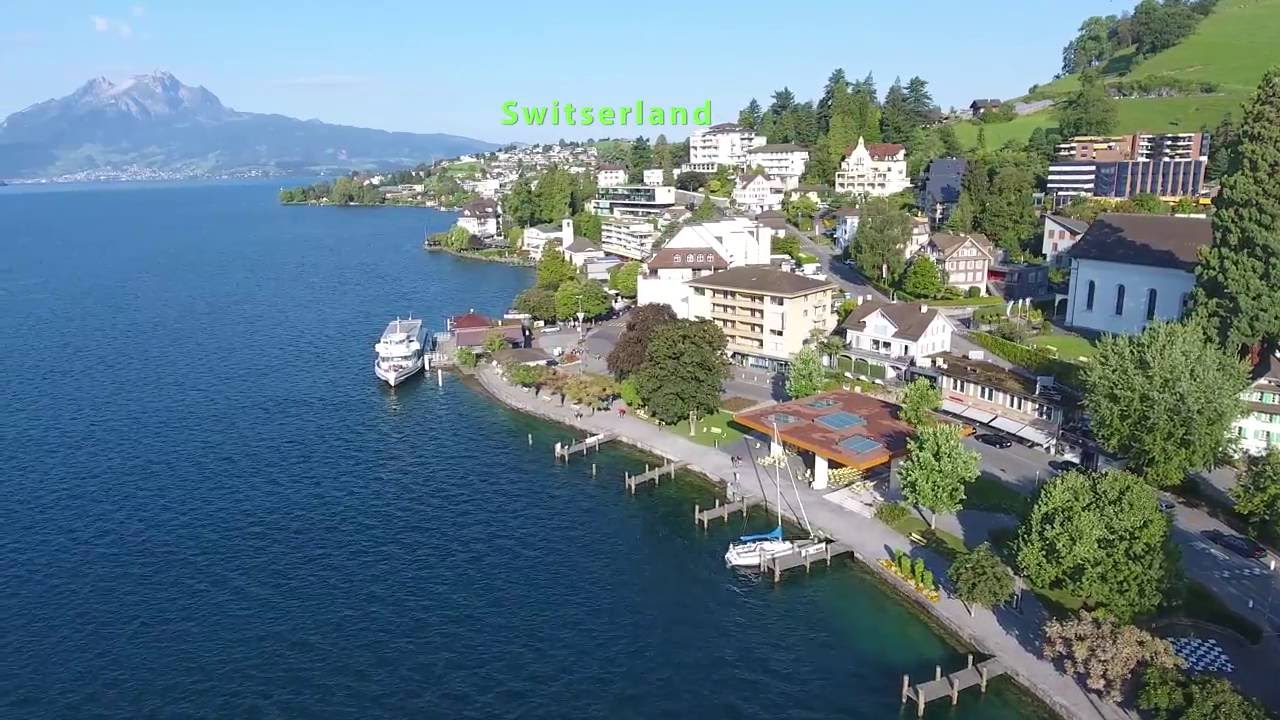 Phantom 4 drone : the Netherlands, Switzerland, Italy.  4K video