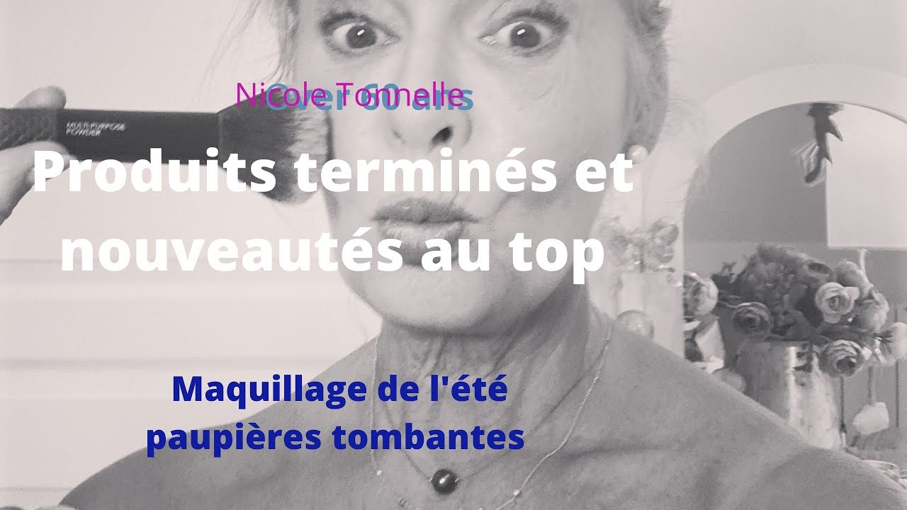 Maquillage  de l'été pour les paupières tombantes