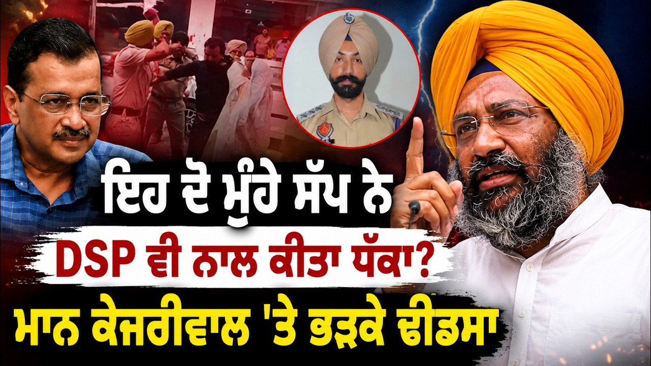 Parminder Dhindsa at Barnala Safai Sewak Protest | DSP ਵੀ ਨਾਲ ਕੀਤਾ ਧੱਕਾ?ਮਾਨ ਕੇਜਰੀਵਾਲ 'ਤੇ ਭੜਕੇ ਢੀਂਡਸਾ